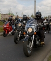 Otwarcie sezonu motocyklowego w Bydgoszczy, start w parafii w. Marka w Fordonie na mszy, przejazd na parki pod Auchan.