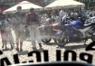 Midzynarodowy zlot motocyklowy Blue Knights z okazji dziesieciolecia klubu w Polsce. Uczestnicy bawili sie pod czujnym okiem policjantow z poznaskiej drogowki.