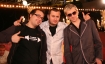 Studio Zote Tarasy - nagranie programu n/z DJ Adamus (lewa), Norbi (rodek) i Mafia Mike