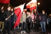 18.11.2015, Krakow, Manifestacja Polacy przeciw imigrantom, Krakow przeciwko islamskiemu terroryzmowi - nie dla imigrantow. n/z manifestacja