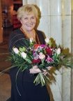 W warszawskiej Kinotece 19 stycznia 2009 roku odbya si uroczysta gala "Kwiaty dla Babci i Dziadka". n/z Teresa Lipowska