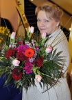 W warszawskiej Kinotece 19 stycznia 2009 roku odbya si uroczysta gala "Kwiaty dla Babci i Dziadka". n/z Anna Seniuk honorowa babcia