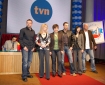 W Paacu Kultury i Nauki w Warszawie 19 lutego 2008 roku odbya si konferencja prasowa powicona nowej ramwce programu TVN. n/z obsada serialu W11 - Sebastian Wtroba, Joanna Czechowska, Anna Potaczek, Maciej Dbosz, Anna Palka, Rafa Kopacz