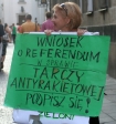 Partia zielonych zbierajca podpisy przeciwko tarczy antyrakietowej w Polsce