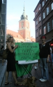Partia zielonych zbierajca podpisy przeciwko tarczy antyrakietowej w Polsce
