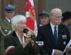 Obchody 63 rocznicy zdobycia przez batalion Kiliskiego budynku PASTY n/z Alina Janowska