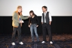 n/z ukasz Zagrobelny, Hanna Stach i Robert Leszczyski  podczas wprowadzenia do seansu premierowego filmu "High School Musical  3"