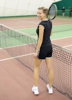 Marta Domachowska podczas treningu