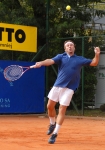 Tenisowy Turniej Artystw 2008 w Szczecinie w dn. 19-21.09.08 towarzyszacy turniejowi Pekao Openen n/z Micha Milowicz