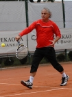 Tenisowy Turniej Artystw 2008 w Szczecinie w dn. 19-21.09.08 towarzyszacy turniejowi Pekao Openen n/z Zbigniew Grny