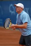 Tenisowy Turniej Artystw 2008 w Szczecinie w dn. 19-21.09.08 towarzyszacy turniejowi Pekao Openen n/z Marcin Daniec