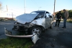 21.10.07 Wypadek na skrzyowaniu Morskiej i Wiejskiej w Gdyni. Zderzyy si dwa auta Fiat Cinquecento i Lada