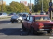 21.10.07 Wypadek na skrzyowaniu Morskiej i Wiejskiej w Gdyni. Zderzyy si dwa auta Fiat Cinquecento i Lada