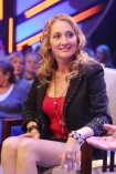 21.10.2009, w krakowskim Studio TV w gu odbyo si nagranie programu "Zagadkowa blondynka" prowadzonego przez Beat Pawlikowsk. n/z  Beata Pawlikowska (prowadzca program)