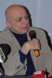 Ivan Mladek na konferencji prasowej w klubie studenckim "Eskulap"w Poznaniu.