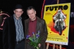 W warszawskich Zotych Tarasach 25 kwietnia 2008 roku odbya si premiera filmu Futro. n/z Janusz Chabior i Tomasz Drozdowicz