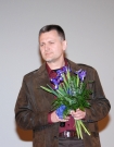 W warszawskich Zotych Tarasach 25 kwietnia 2008 roku odbya si premiera filmu Futro. n/z Tomasz Drozdowicz