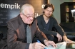 Spotkanie z Andrzejem Wajd z okazji premier filmu "Tatarak" na DVD

Warszawa 22-10-2009

n/z Andrzej Wajda i Pawe Szajda