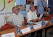 konferencj prasow otwierajc Midzynarodowy Turniej Pikarski JP2 Cup n/z Antoni Piechniczek i Jerzy Staro