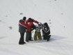 Puchar wiata w skokach narciarskich Zakopane 2008, 25.01.2008, seria treningowa i kwalifikacyjna przed pitkowym konkursem. n/z Robert Kranjec - upadek podczas treningu