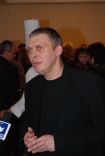 W Teatrze Narodowym w Warszawie 25 lutego 2008 rozdano nagrody - Fenomeny za rok 2007 przyznane przez pismo "Przekrj". n/z Adam Nowak z zespou Raz, dwa, trzy