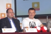 n/z Tomasz Adamek i Marian Kmita - Dyrektor ds. Sportu w Telewizji Polsat