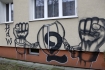 26.11.2015, Krakow, graffiti na krakowskich murach, n/z  graffiti Pozdrowienia do wiezienia 
fot. PPC/NEWSPIX.PL