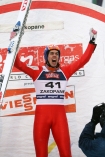 27.01.2008. Puchar wiata w skokach narciarskich Zakopane 2008. n/z Zwycizca niedzielnego konkursu Norweg: Anders Bardal.