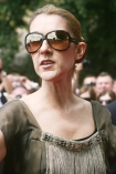 Krakw 2008.06.28, Kanadyjska piosenkarka Celine Dion jako pierwsza artystka odcisna swoj do w Alei Gwiazd RMF FM na krakowskich Bulwarach Wilanych. n/z Celine Dion