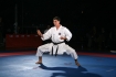 d 28.10.2007 Hala MOSiRu II Mistrzostwa wiata w karate Fudokan n/z zawodnik reprezentacji Rumunii podczas kata indywidualnego.