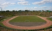 Stadion Dziesiciolecia zmieniona nazwa z Jarmarku Europa na Centrum hurotowo - detaliczne "Stadion" n/z pyta boiska