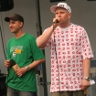 Prowadzcy Hip Hop Praga Festiwal WSZ (z lewej) i CNE (z prawej)