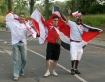Hanover: Polska - Kostaryka 2:1 (Mistrzostwa wiata 2006). n/z Kibice w okolicach stadionu.