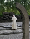 Benedykt XVI - wizyta w Birkenau