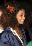Miss World 2006 (pokaz sztucznych ogni nad Wis). n/z Miss Etiopii Amleset Muchie.