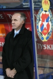 Orange Ekstraklasa: Wisa Krakw - GKS Bechatw 2:4. n/z Dragomir Okuka (trener Wisy Krakw).
