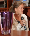 Spotkanie w Klubie Pod Jaszczurami z Agnieszk Radwask. n/z Agnieszka Radwaska z nagrod WTA za debiut.