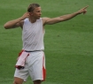 Hanover: Polska - Kostaryka 2:1 (Mistrzostwa wiata 2006). n/z Marcin Baszczyski.