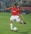 Puchar UEFA: Wisa Krakw - Iraklis Saloniki 0:1. n/z Piotr Broek (Wisa).
