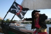 n/z pirat na swoim statku podczas The Tall Ships Races 