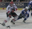Hokej na lodzie: Cracovia - Stoczniowiec 3:5. n/z Mateusz Rompkowski 
