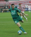 Puchar Polski: Cracovia Krakw - Groclin Dyskobolia 0:1. n/z Micha Goliski (Groclin)