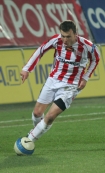 Orange Ekstraklasa: Cracovia Krakw - Lech Pozna 3:0. n/z Marcin Bojarski(Cracovia)