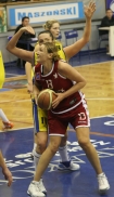 Koszykwka kobiet: Wisa Can-Pack Krakw - Lotos Gdynia 83:87. n/z  Daliborka Vlipi (Wisa)
