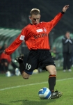 Puchar Ekstraklasy Zagbie Lubin - Wisa Krakw 1-1. n/z Grzegorz Bartczak (Zagbie Lubin)
