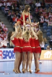 17.01.2016, Krakow Cracow, Mistrzostwa Europy w Pilce Recznej, 12th Men's European Handball Championship, Serbia - Francja Serbia - France n/z cheerleaders