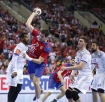 17.01.2016, Krakow Cracow, Mistrzostwa Europy w Pilce Recznej, 12th Men's European Handball Championship, Serbia - Francja Serbia - France n/z Bojan Beljanski