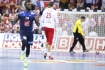 19.01.2016, Krakow Cracow, Mistrzostwa Europy w Pilce Recznej, 12th Men's European Handball Championship, Polska - Francja Poland - France n/z Luc Abalo