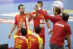 27.01.2016, Krakow Cracow, Mistrzostwa Europy w Pilce Recznej, 12th Men's European Handball Championship, Bialorus - Macedonia Belarus - FYR Macedonia n/z Naumche Mojsovski