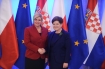 Beata Szydło z prezydent Chorwacji